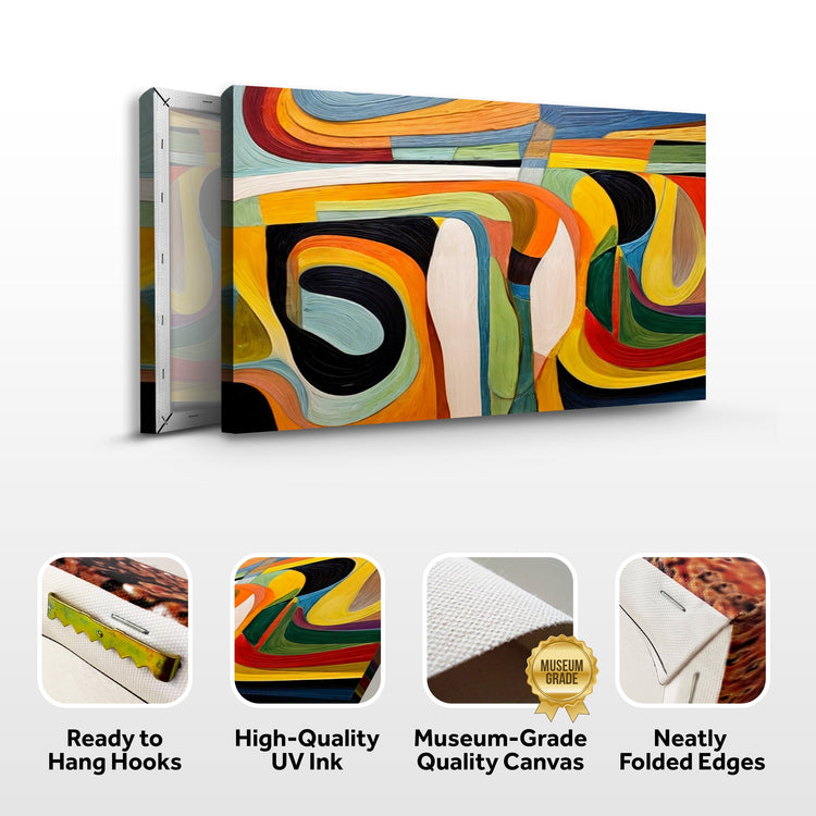 Modern Vibrant Abstract Wall Art-3