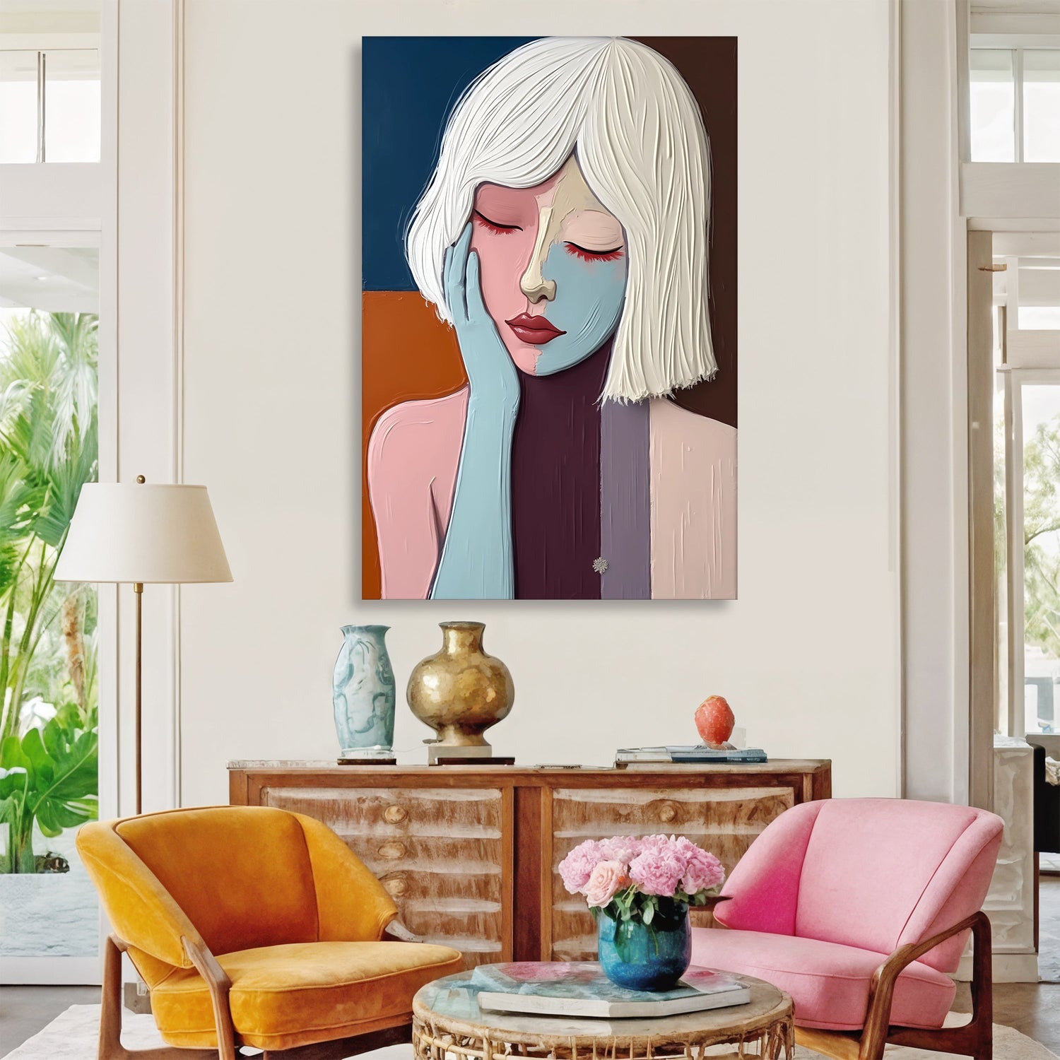 Abstract Portrait Wall Art-1