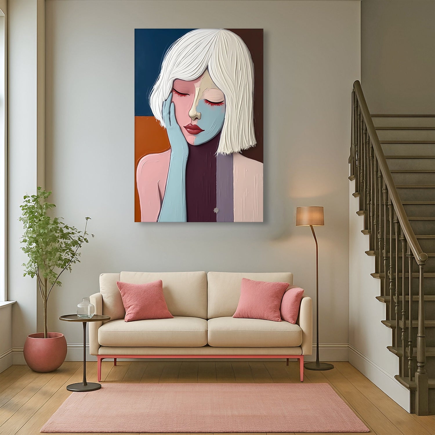Abstract Portrait Wall Art-2