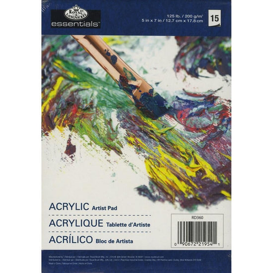 Acrylic Artist Paper Pad 5X7-0