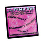 Classic Cocktail Lounge Drink Coaster Set-4