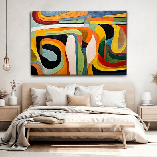 Modern Vibrant Abstract Wall Art-0