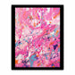 Pink Dripping Color Painting Canvas Art Print