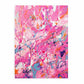 Pink Dripping Color Painting Canvas Art Print