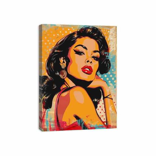 Sexy Lady Canvas Art Print