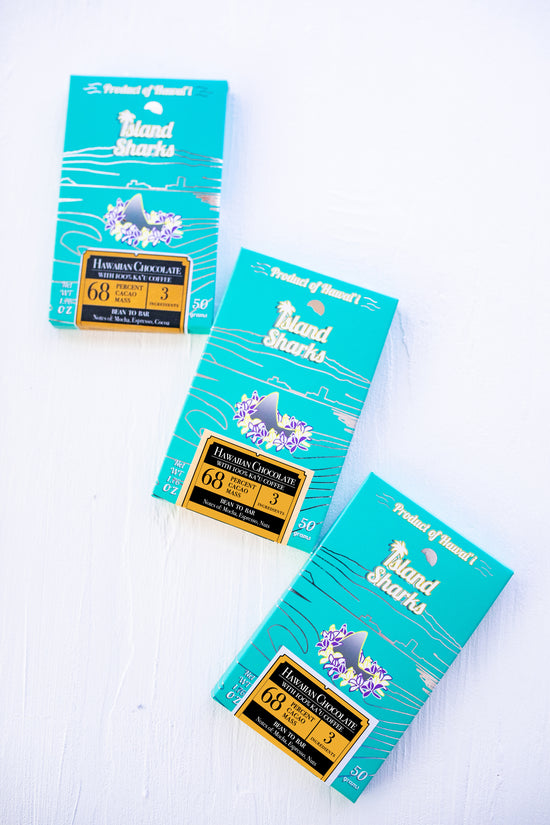 68% Hawaiian Cacao and 100% Ka&