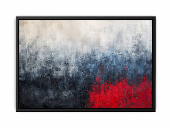 Red Blue Fine Art Painting