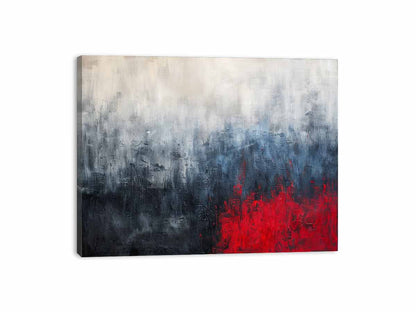 Red Blue Fine Art Painting