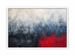Red Blue Fine Art Painting